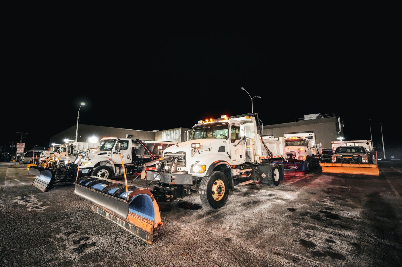 Flotte de véhicules d'un centre technique municipal